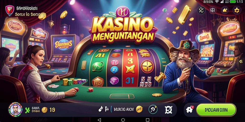 Tampilan menarik dari gameplay Kasino di 8180 yang seru.