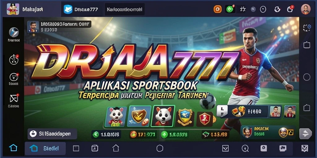 Screenshot DRAJA777 yang menunjukkan aktivitas taruhan olahraga
