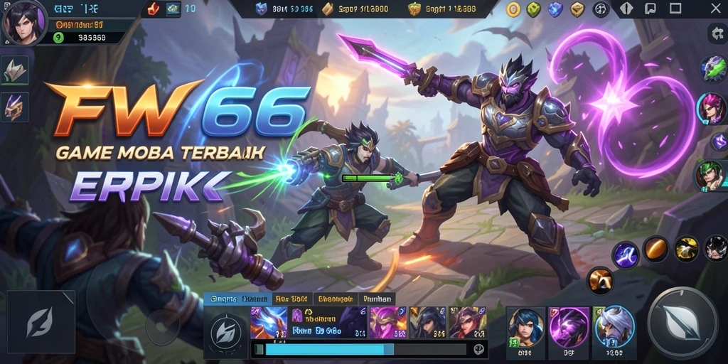 Tampilan gameplay FW66 yang mendebarkan dan penuh aksi dari pertarungan karakter.