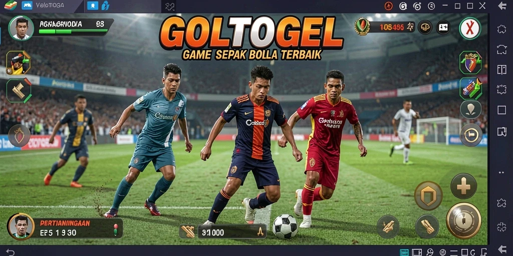 Tampilan gameplay GOLTOGEL yang seru dan mendebarkan.