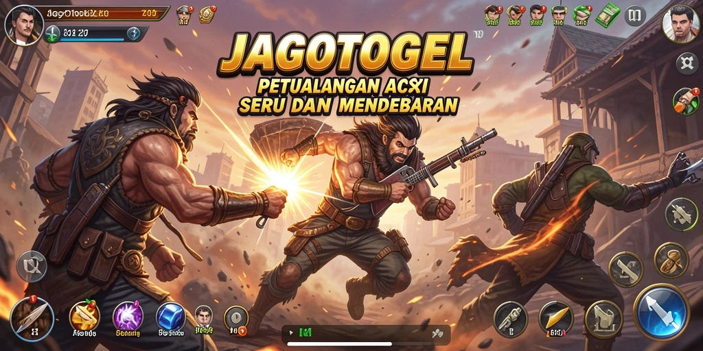 Gameplay aksi mendebarkan dari JAGOTOGEL