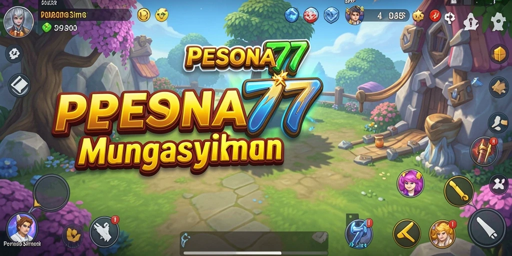 Tampilan gameplay PESONA77 yang seru dan interaktif.