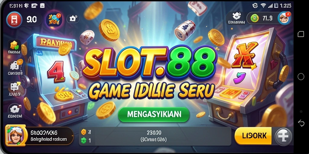 Screenshot menunjukkan gameplay menarik dari SLOT88 dengan mesin slot yang beragam.