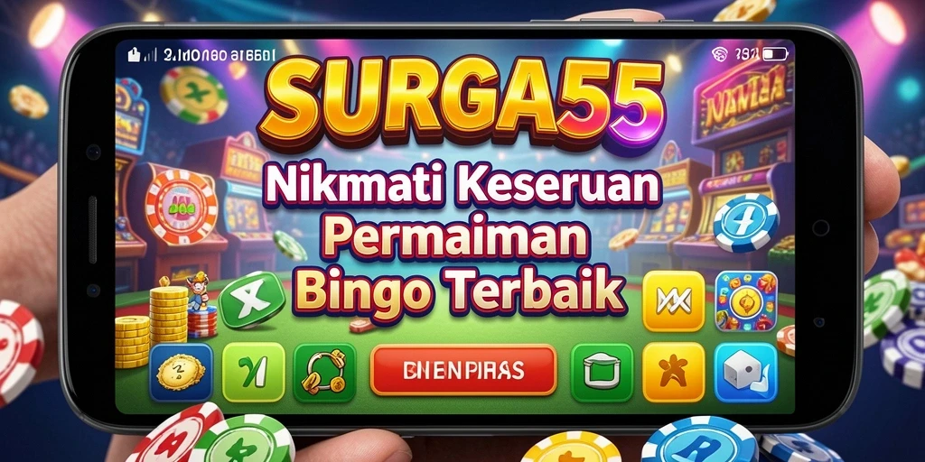 Tampilan gameplay Bingo yang seru di SURGA55.
