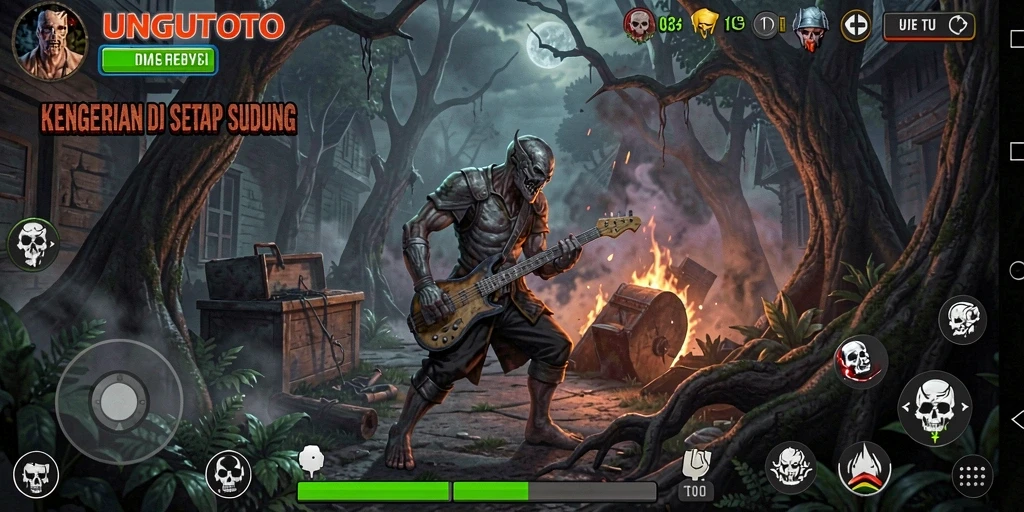 Gameplay Horror UNGUTOTO yang menegangkan dan mencekam.